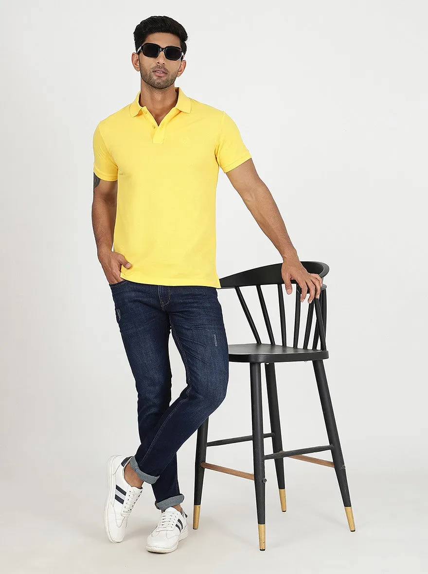 Navy Blue Washed Slim Fit Jeans | JadeBlue
