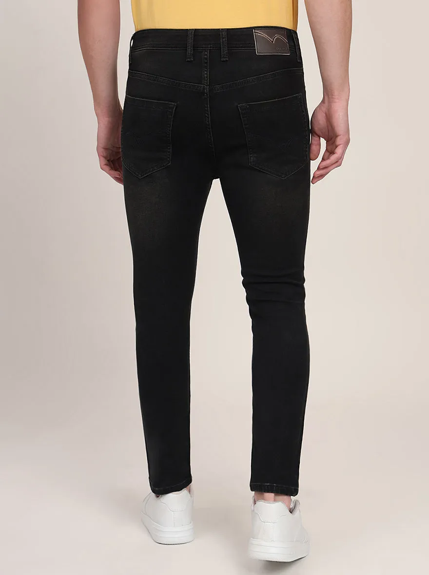 Night Grey Washed Rider Fit Jeans | JadeBlue