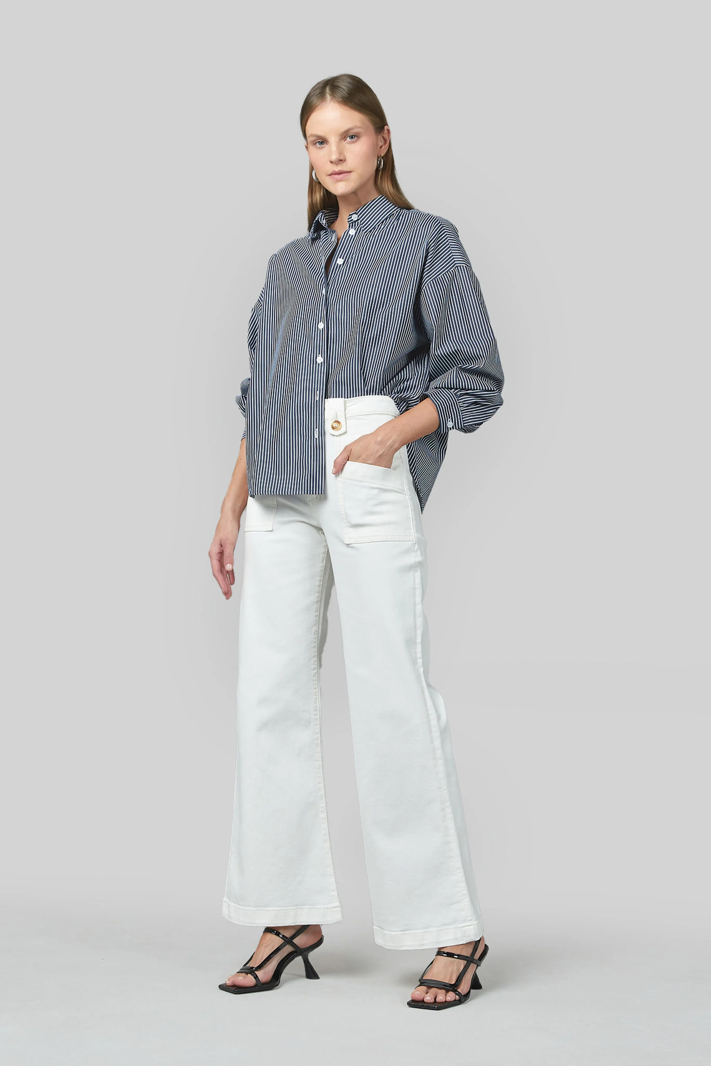 Piper Ivory Wide Leg Trouser
