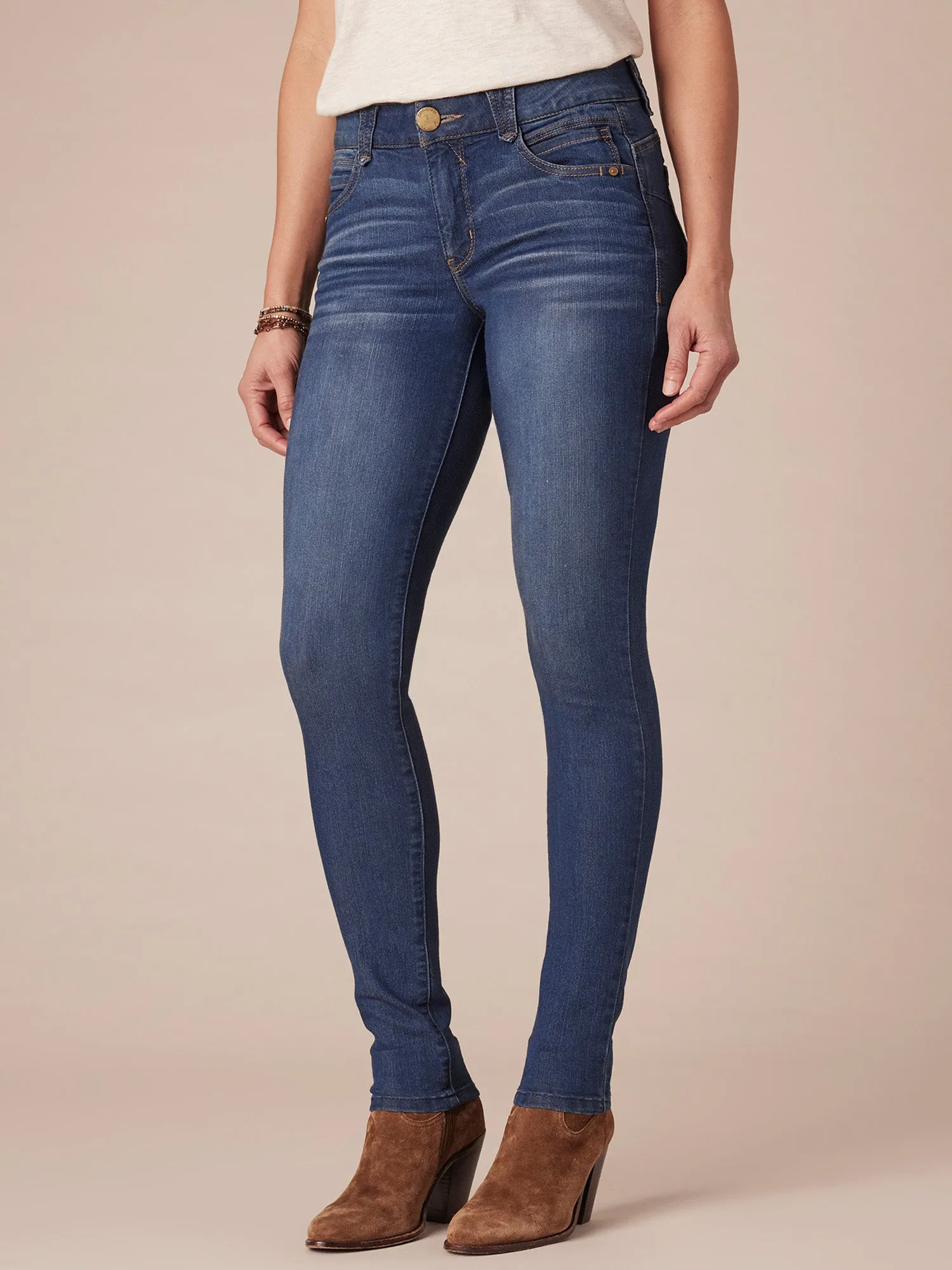 "Ab"solution® Booty Lift Blue Petite Jegging