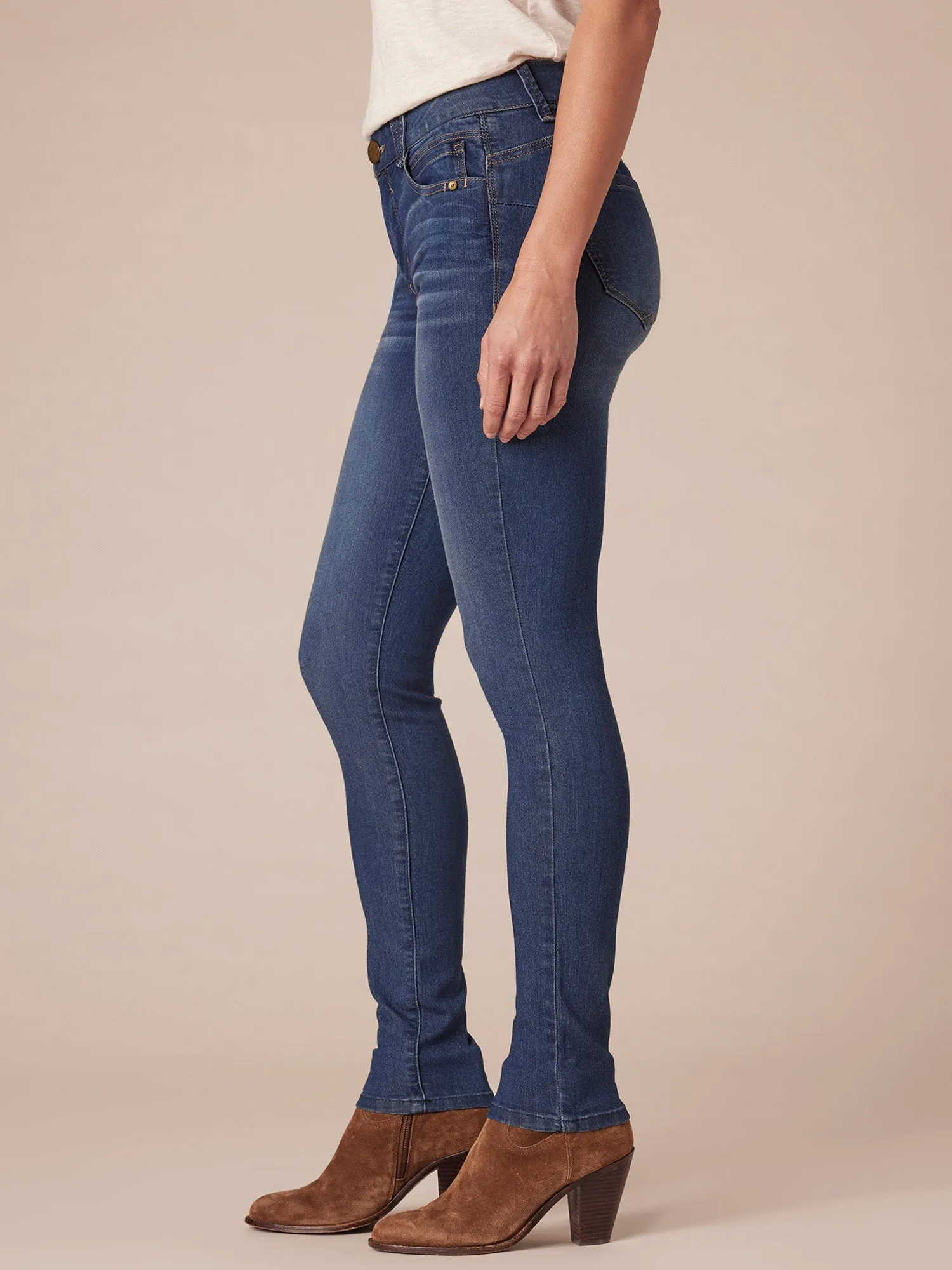 "Ab"solution® Booty Lift Blue Petite Jegging