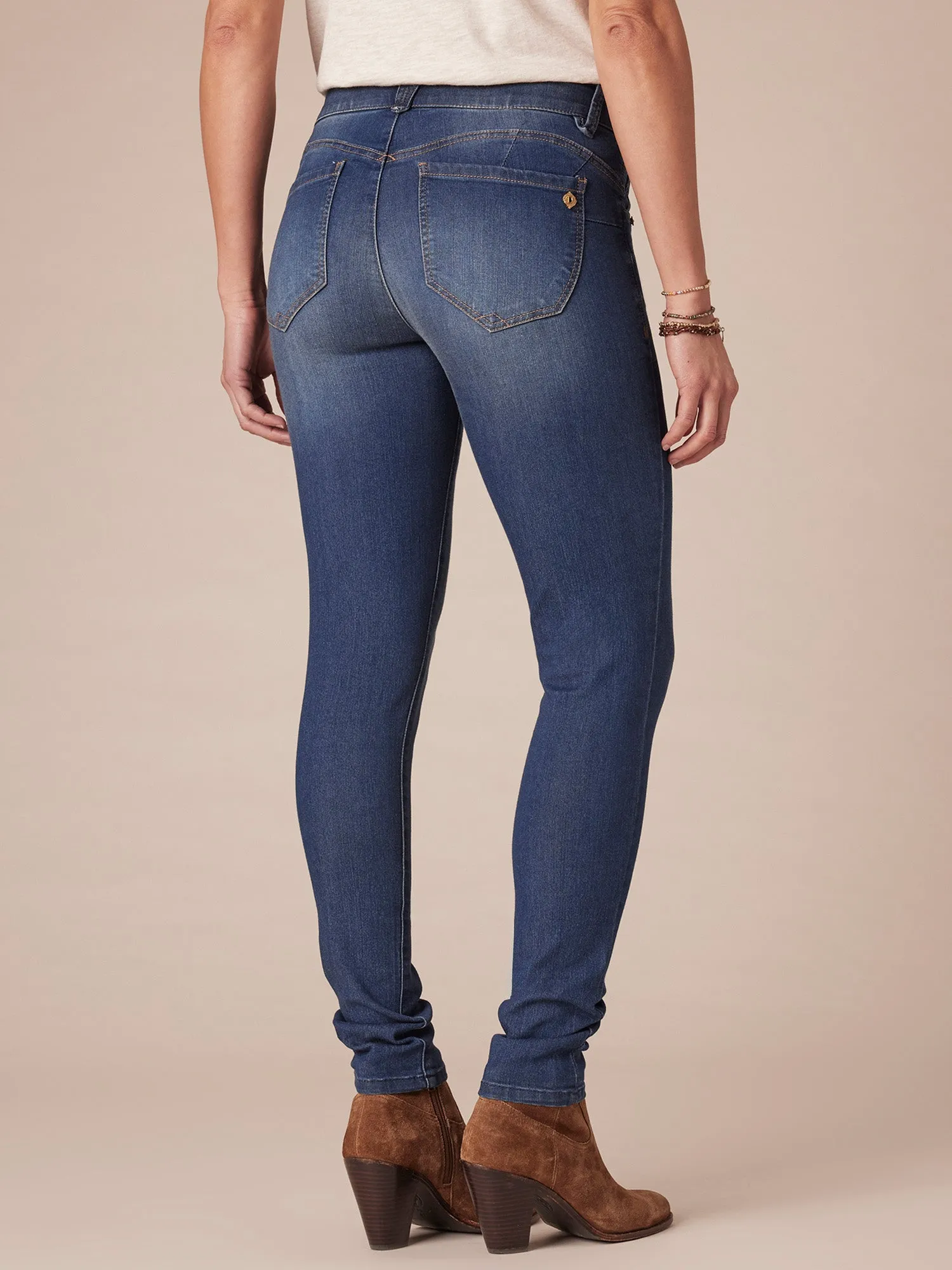 "Ab"solution® Booty Lift Blue Petite Jegging