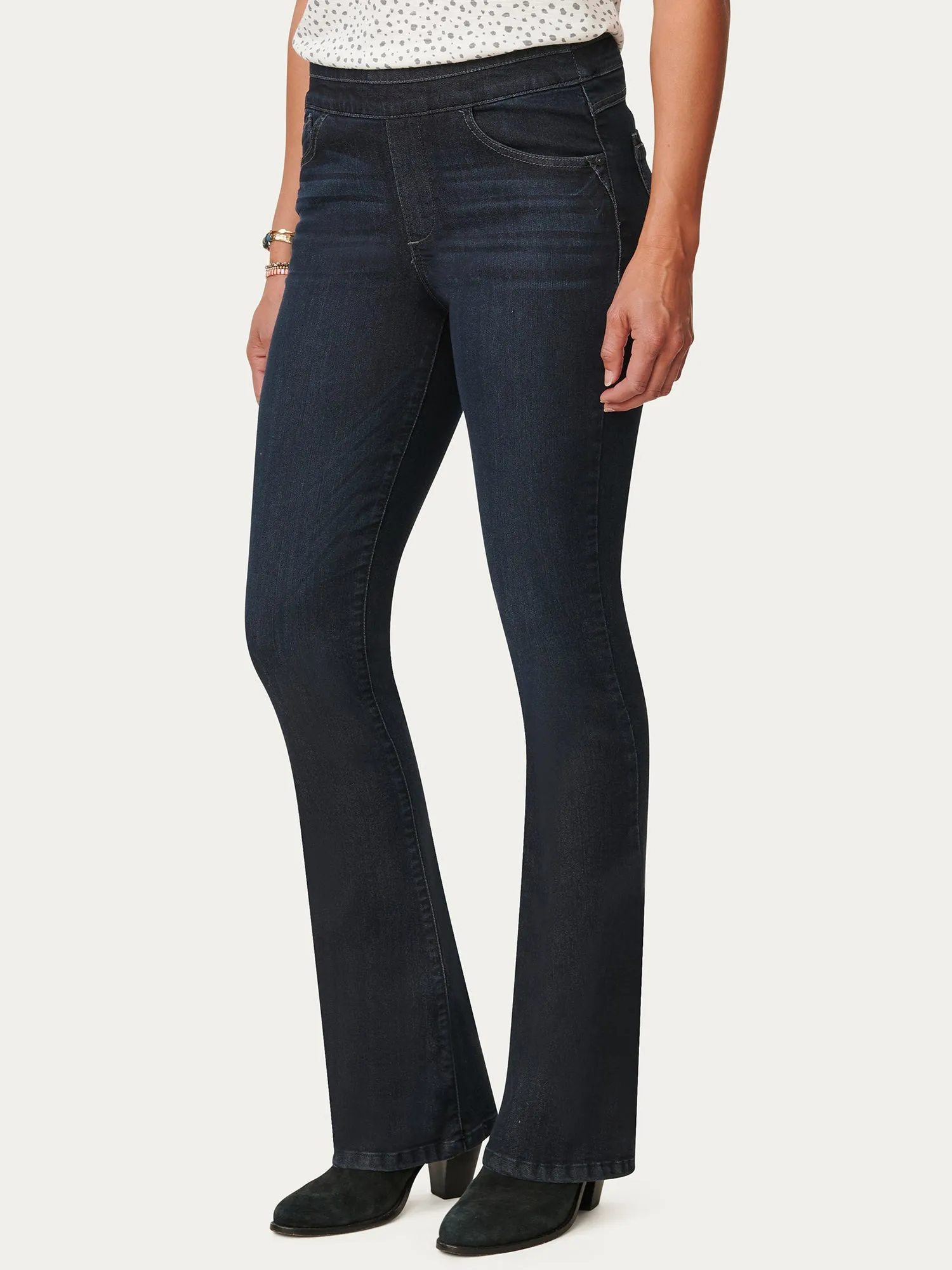 "Ab"solution High Rise Itty Bitty Boot Tall Jeans