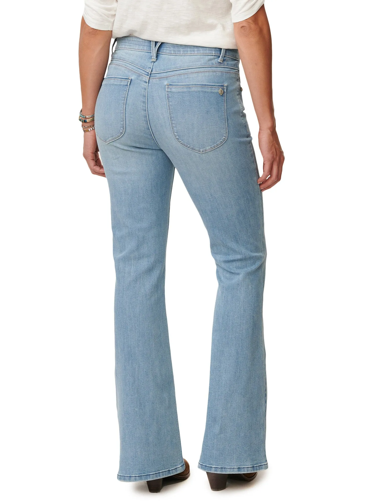 "Ab"solution High Rise Out There Flare Petite Jeans