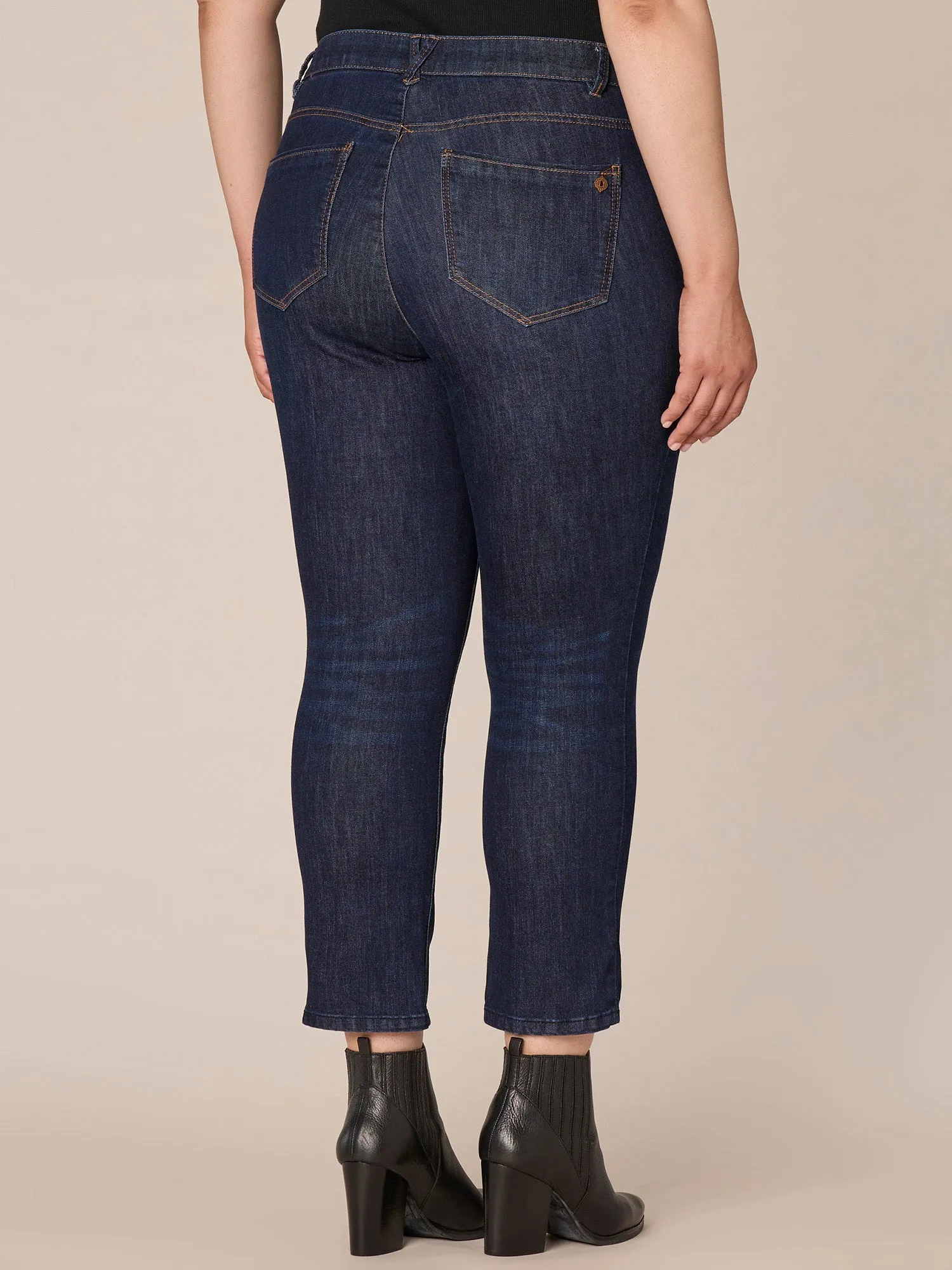 "Ab"solution High Rise Skinny Plus Size Jeans