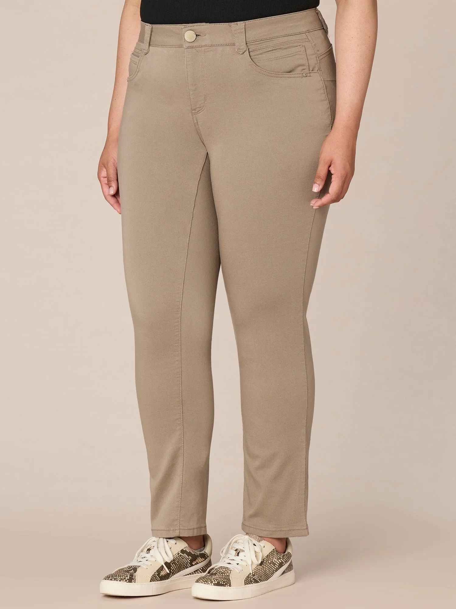 "Ab"solution® Plus Straight Leg Colored Jean