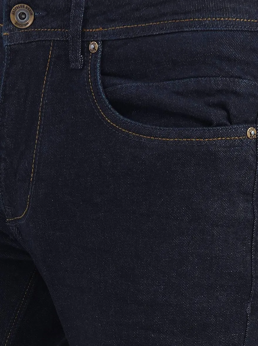 Raw Blue Washed Slim Fit Jeans | JadeBlue
