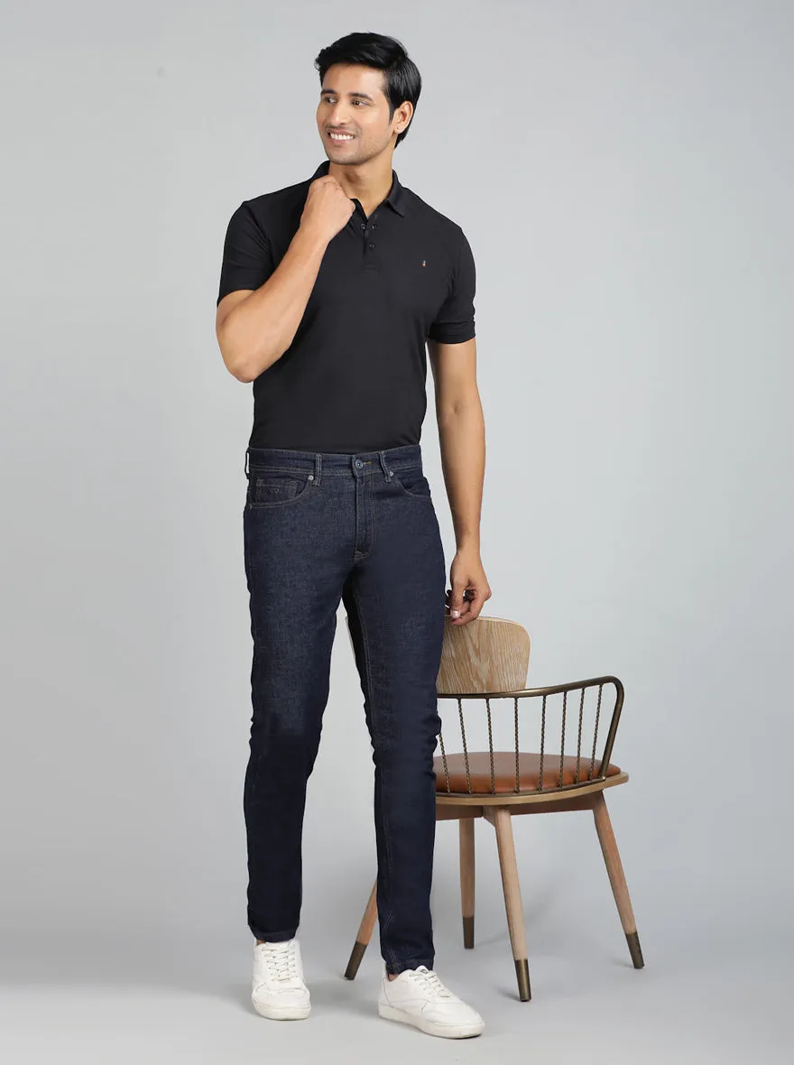 Raw Blue Washed Slim Fit Jeans | JadeBlue