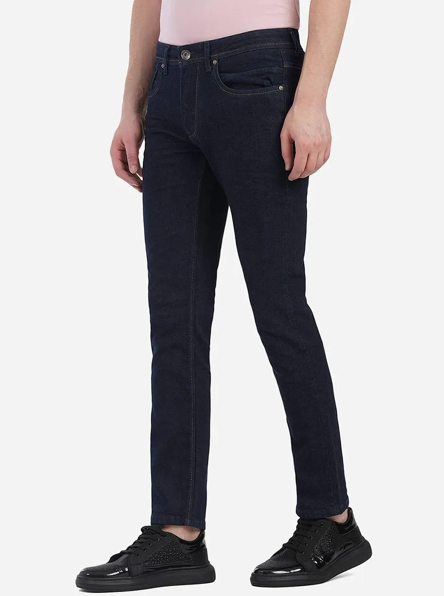Raw Blue Washed Slim Fit Jeans | JadeBlue