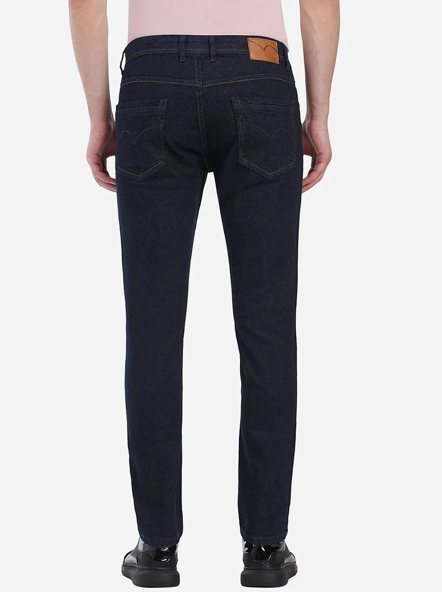 Raw Blue Washed Slim Fit Jeans | JadeBlue