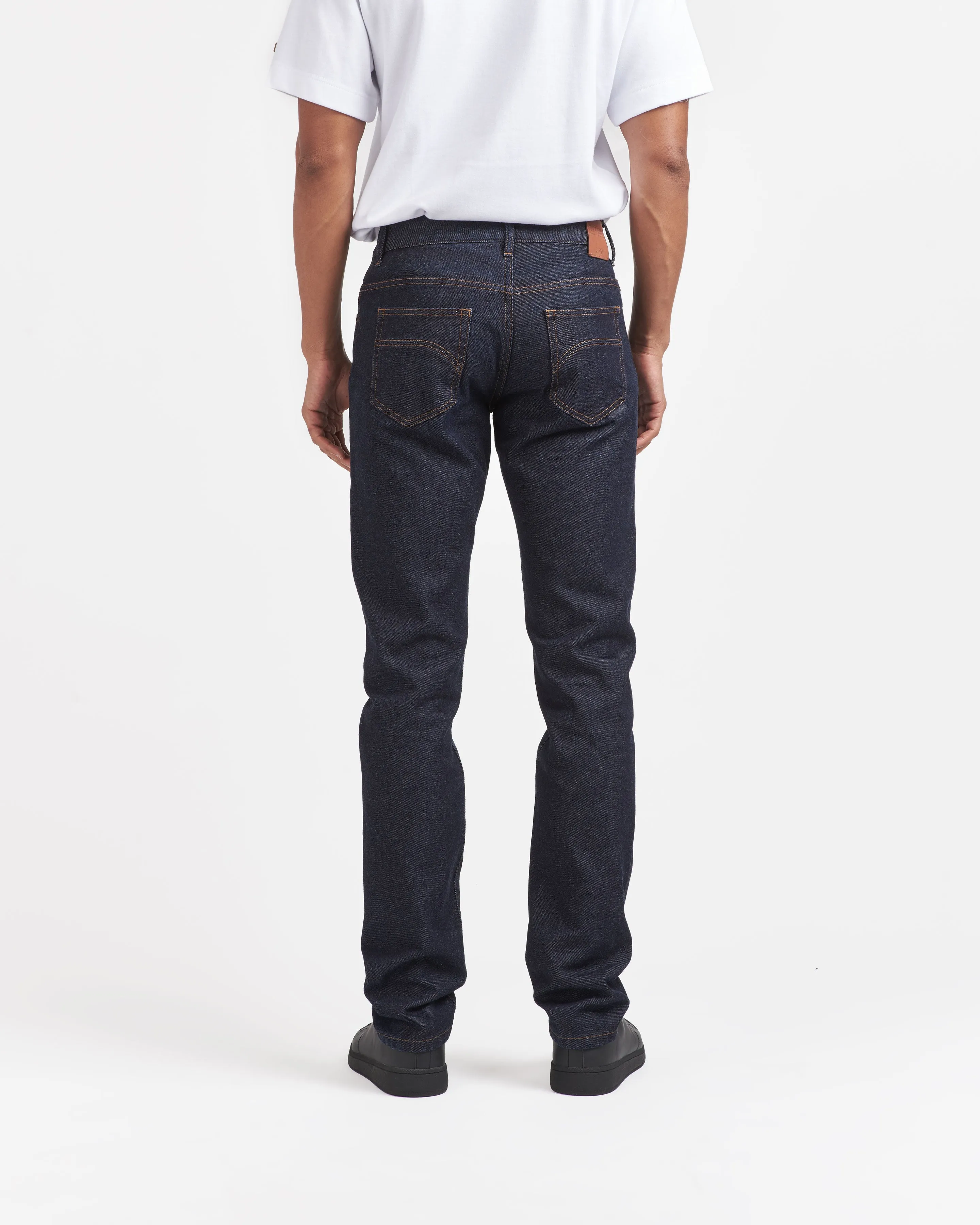 Raw men's fitted straight jeans