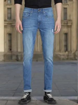 River Blue Washed Slim Fit Jeans | JadeBlue