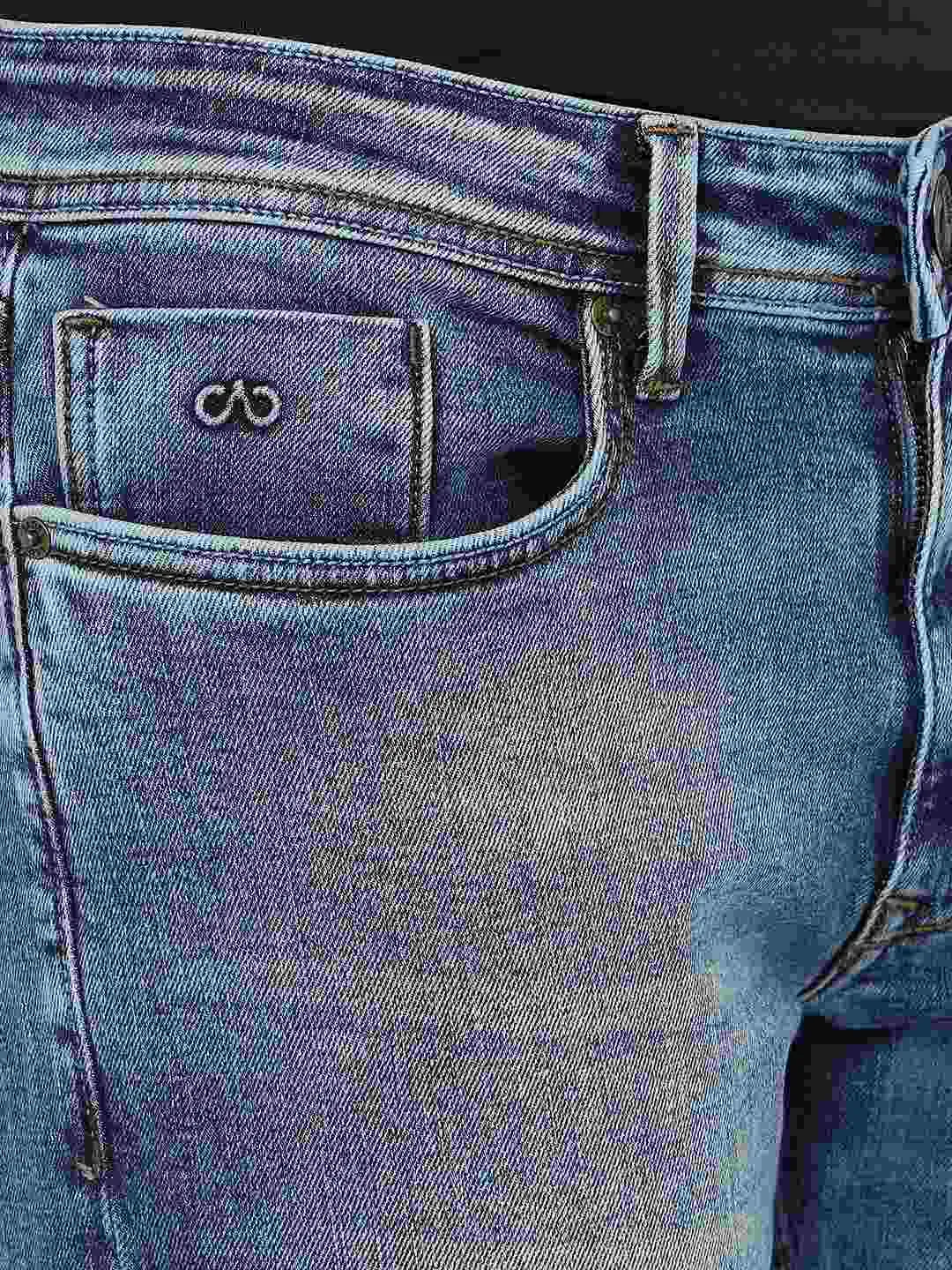 River Blue Washed Straight Fit Jeans | JadeBlue