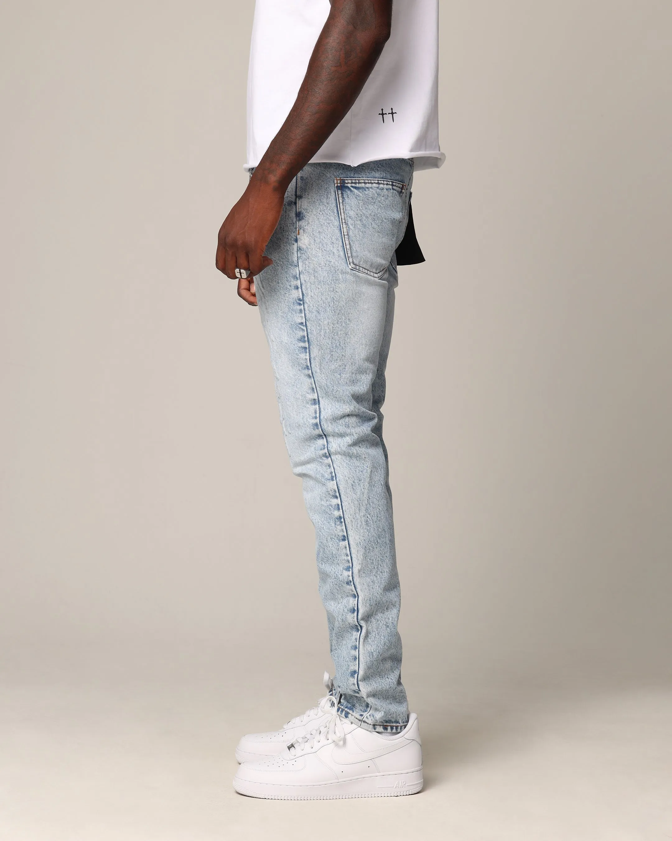 Saint Morta Inferno Fimi Jeans Blue Acidwash