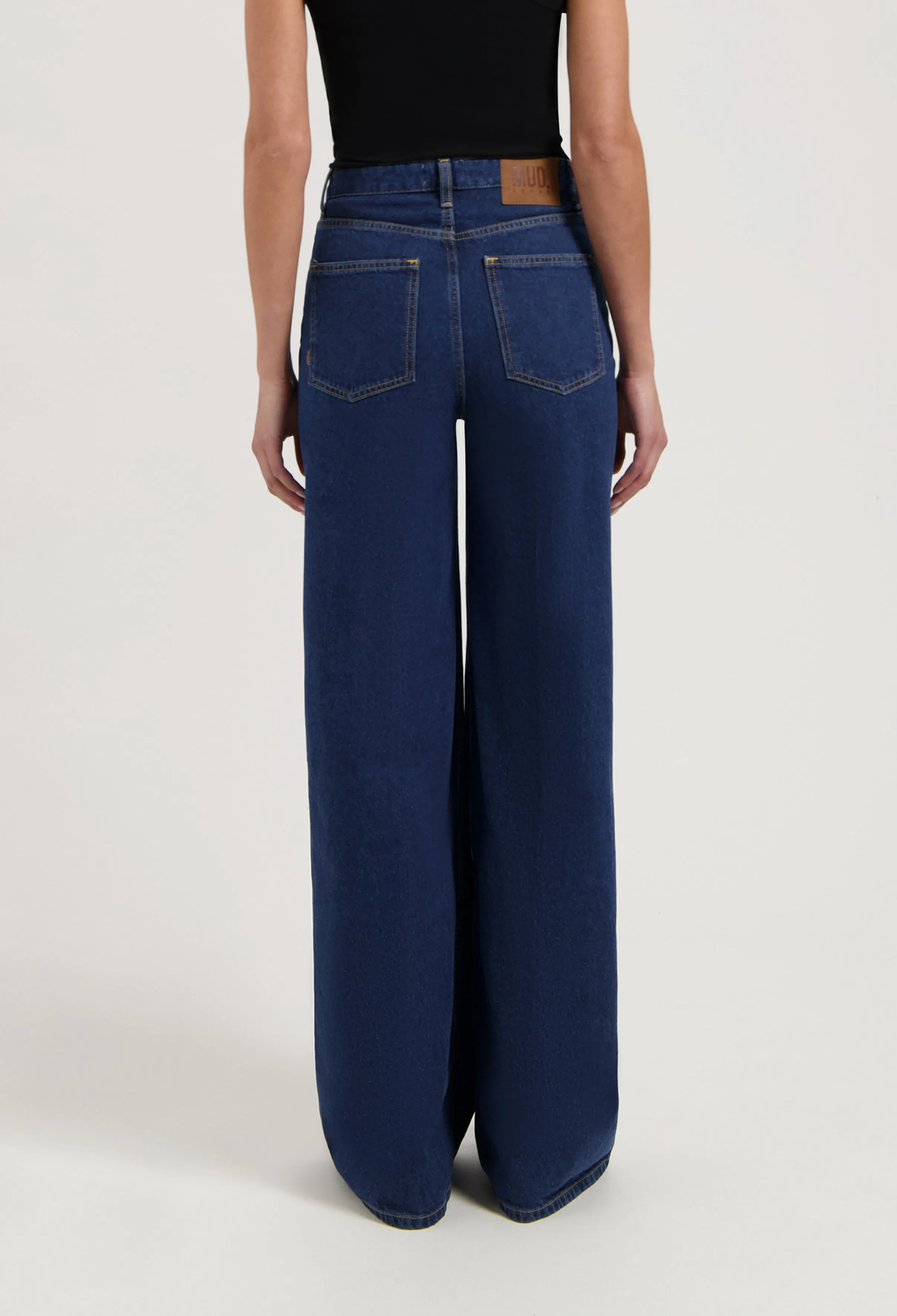Sara High Loose - Stone Indigo