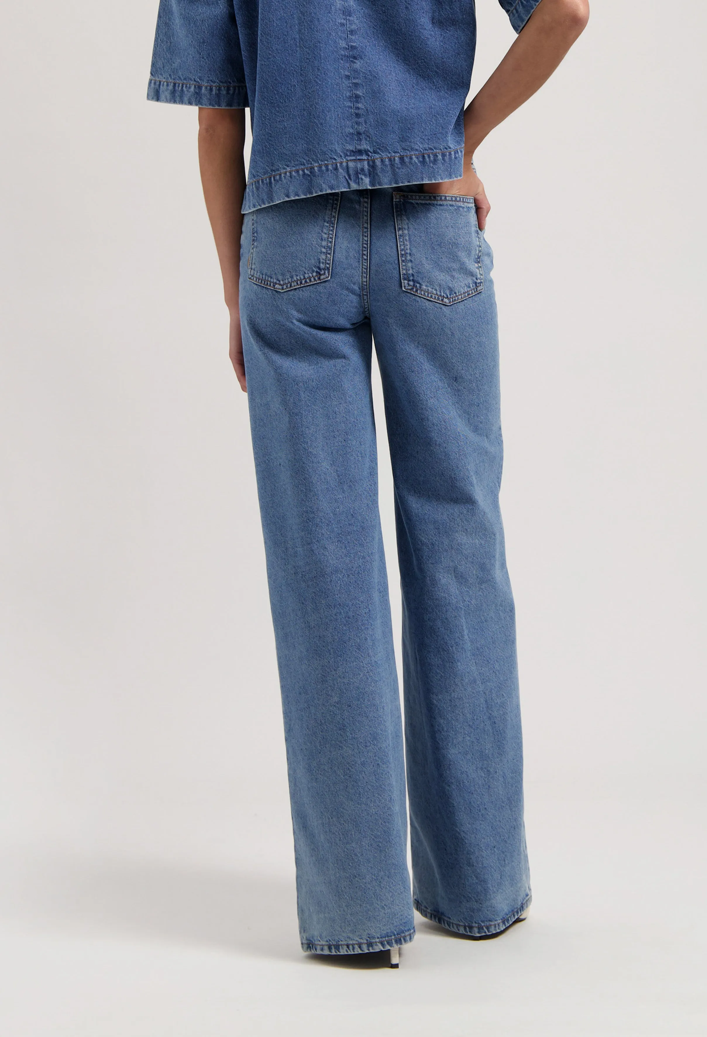 Sara High Loose - Stone Vintage