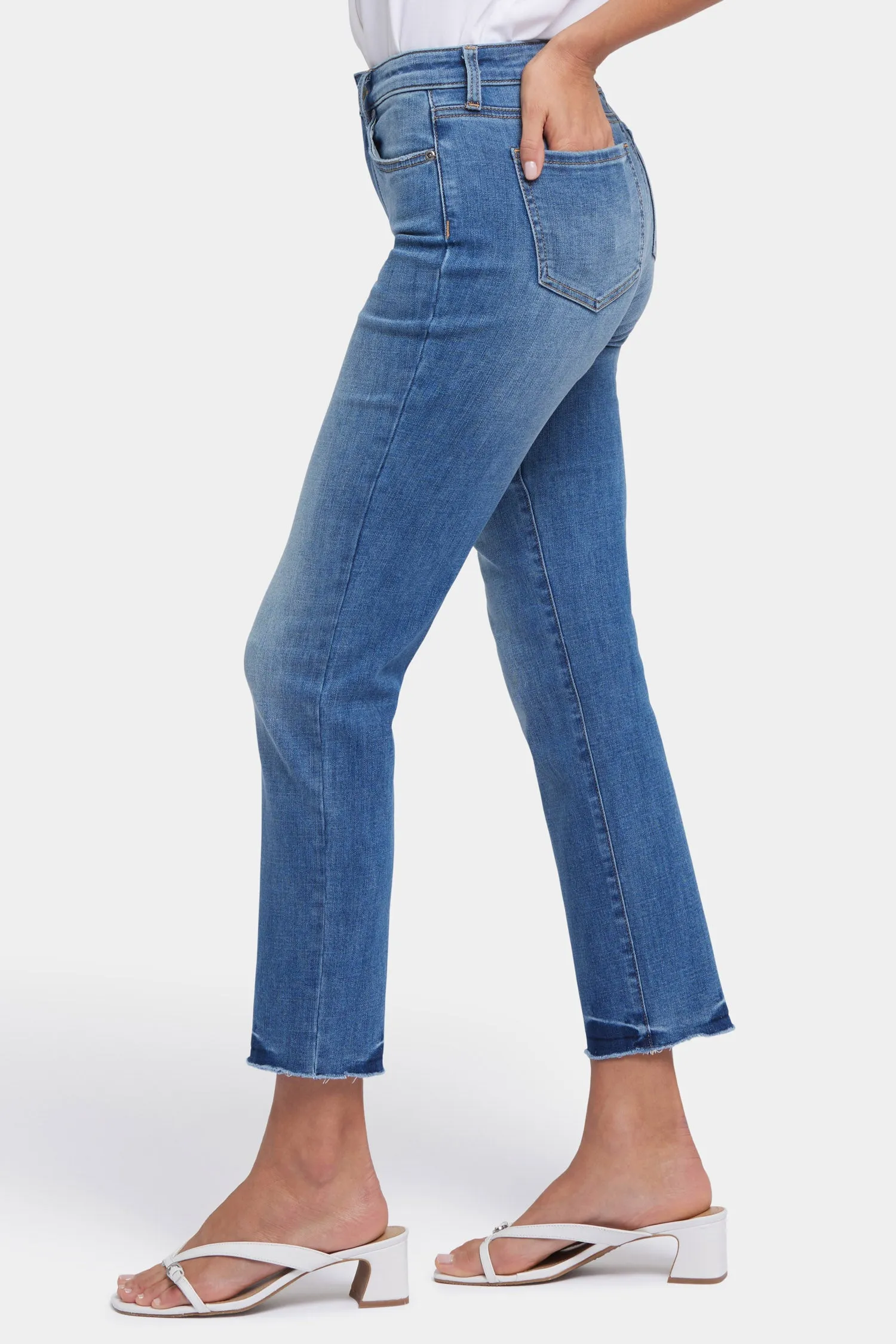 Sheri Slim Ankle Jeans - Bilbao Crest