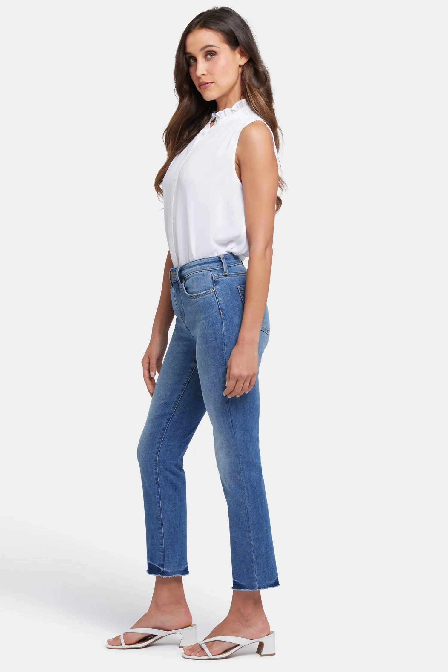 Sheri Slim Ankle Jeans - Bilbao Crest