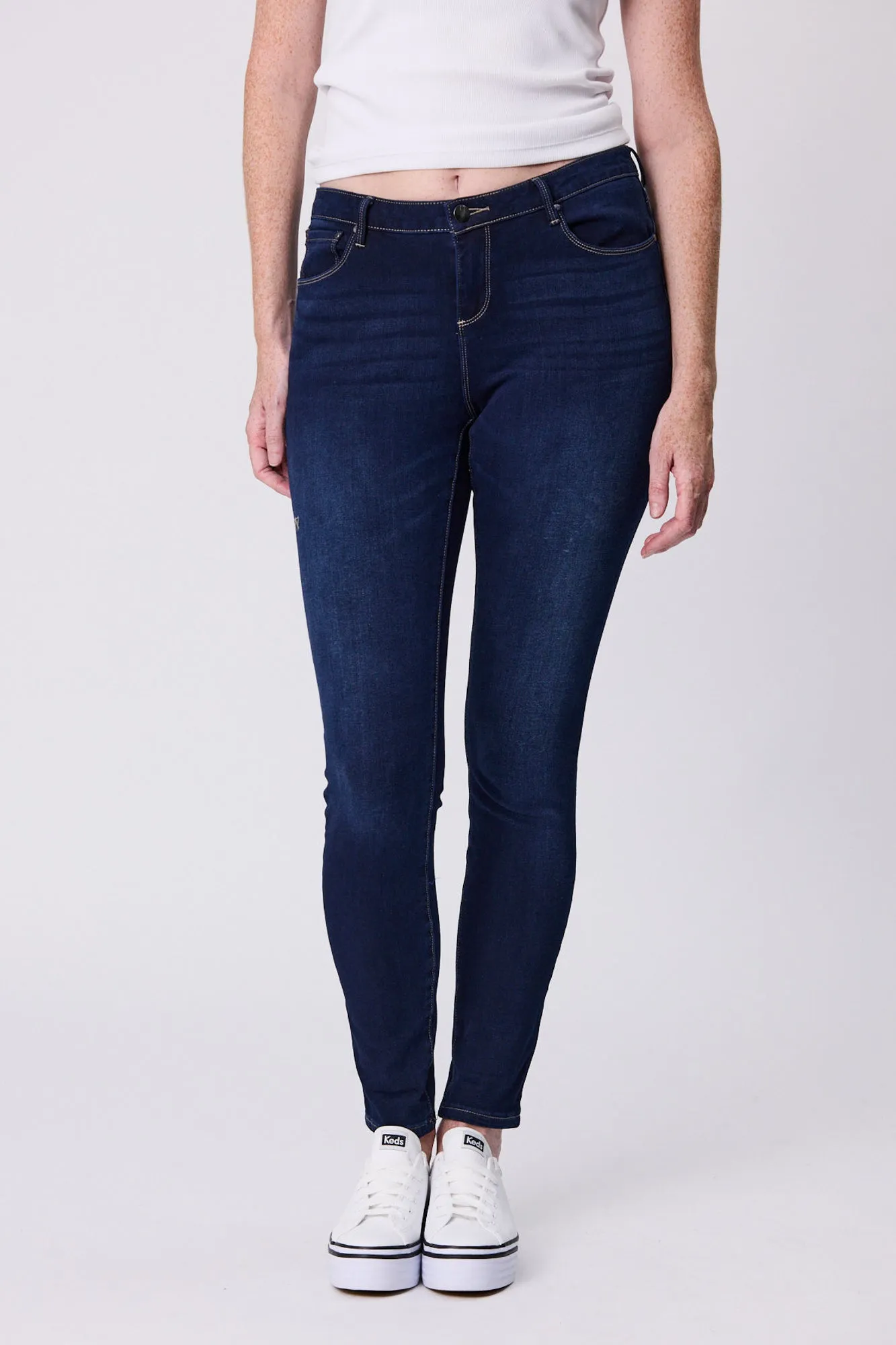 Shine On Label Sculpt Denim Jean Super Dark Indigo
