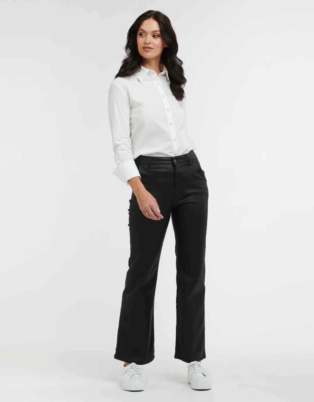 Shirley Jeans - Black Coated