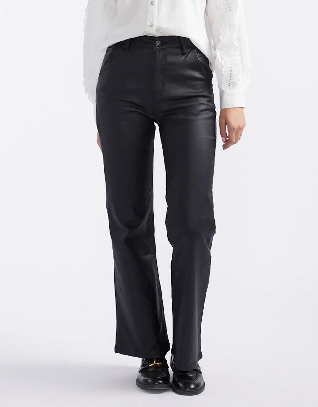 Shirley Jeans - Black Coated