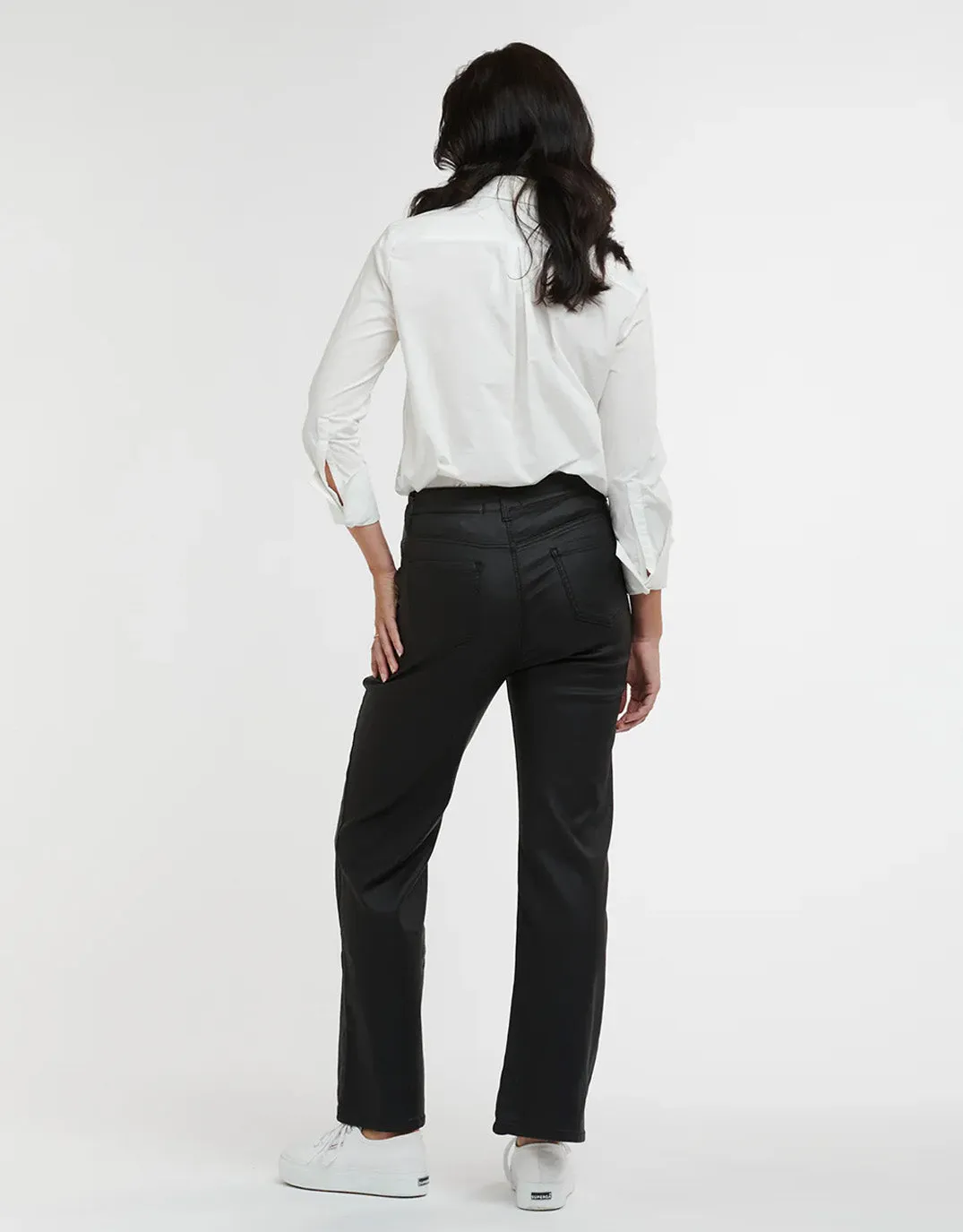 Shirley Jeans - Black Coated