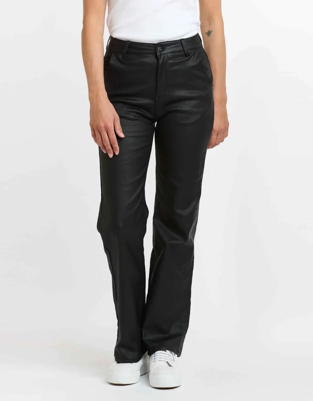 Shirley Jeans - Black Coated