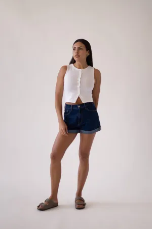 SHORTS ROLL UP - DARK BLUE