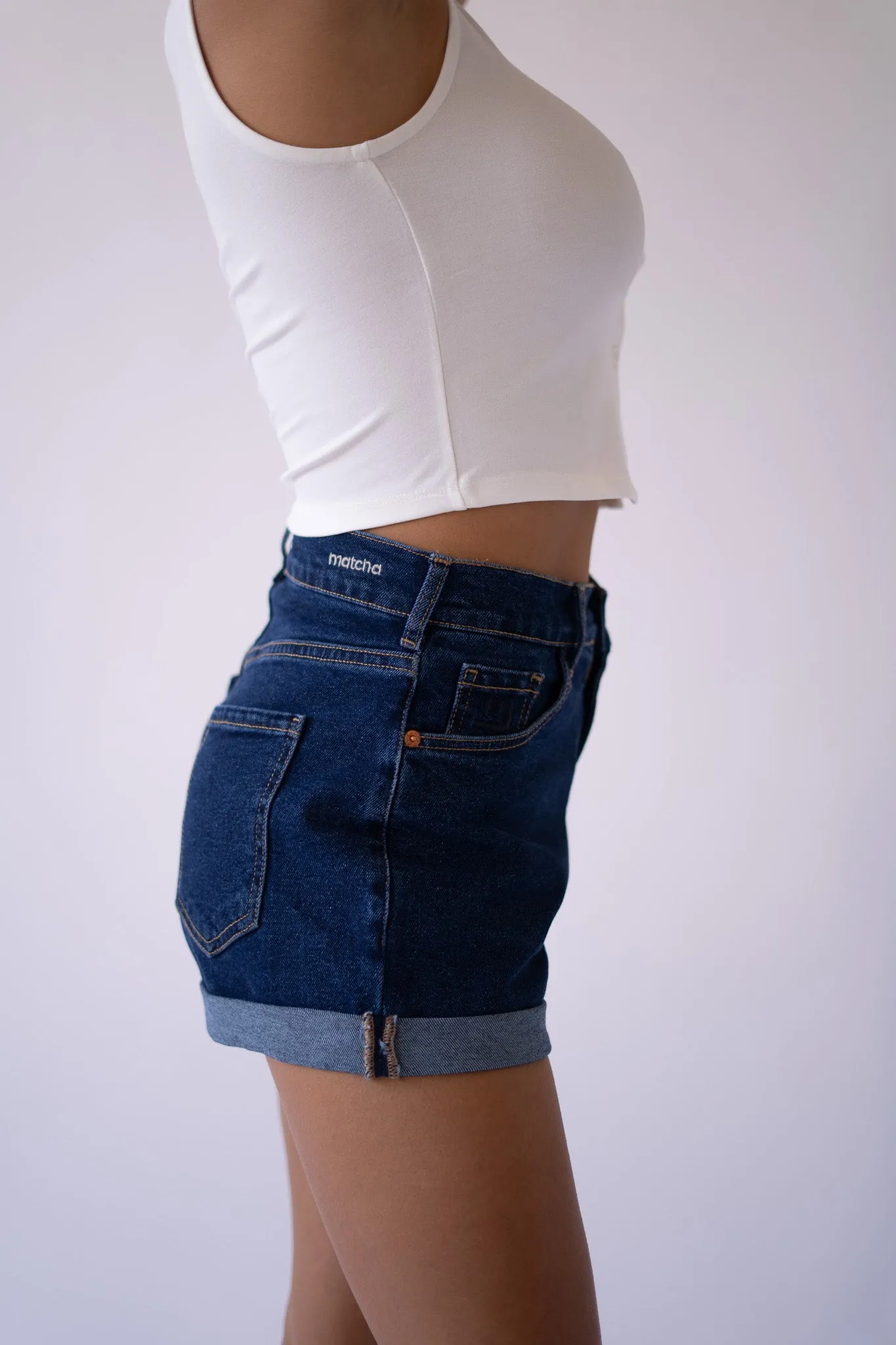 SHORTS ROLL UP - DARK BLUE