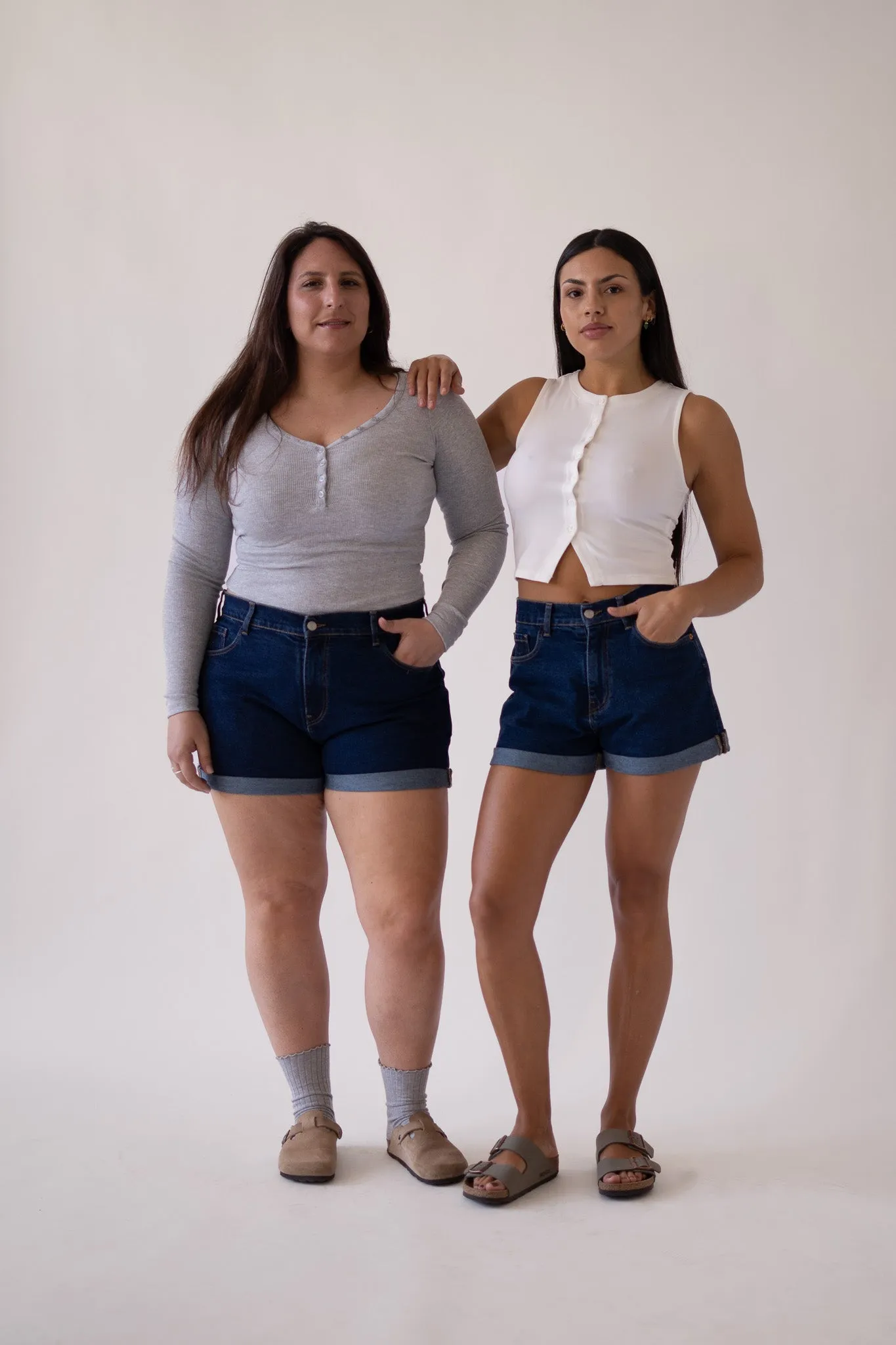 SHORTS ROLL UP - DARK BLUE