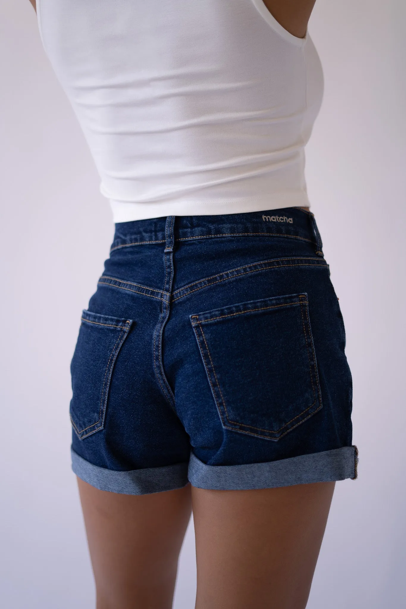 SHORTS ROLL UP - DARK BLUE
