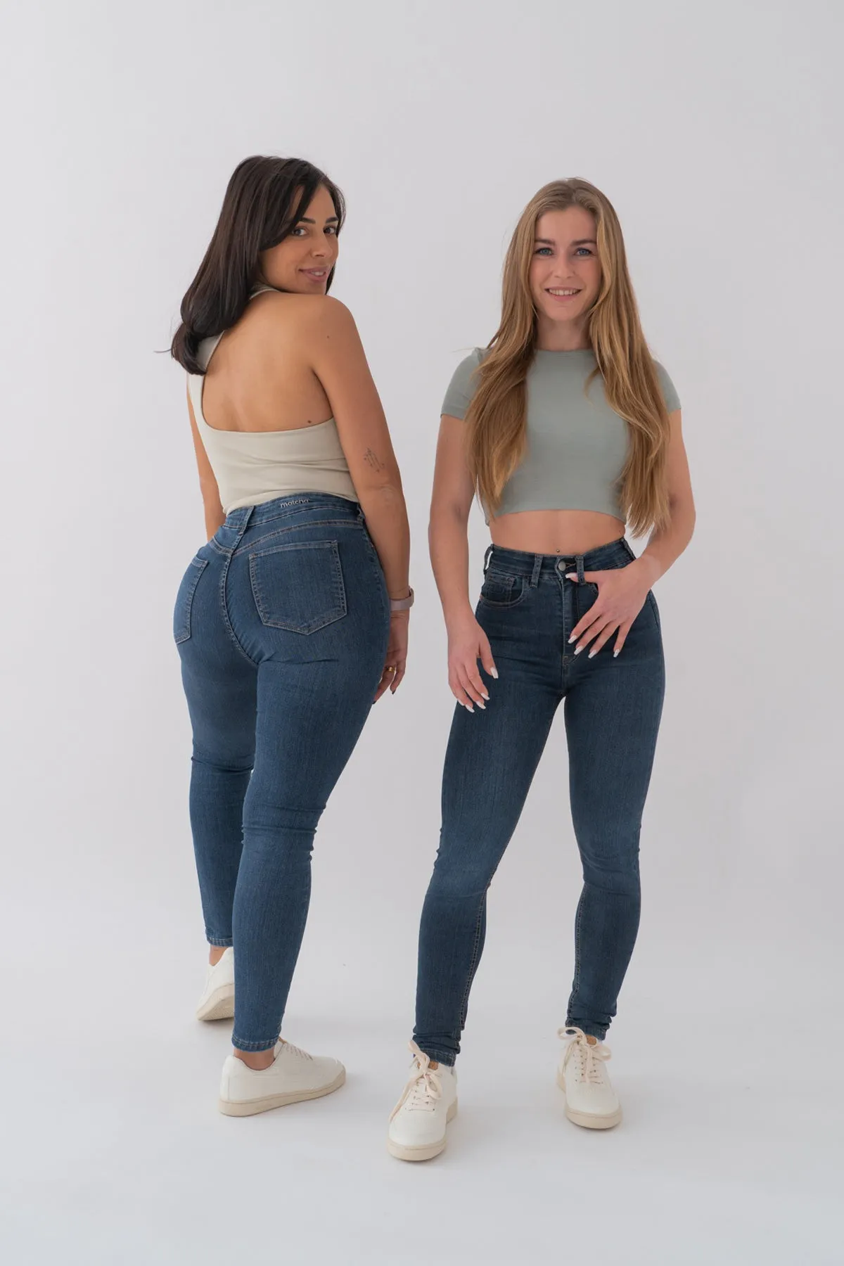 SKINNY HIGH RISE - DARK BLUE