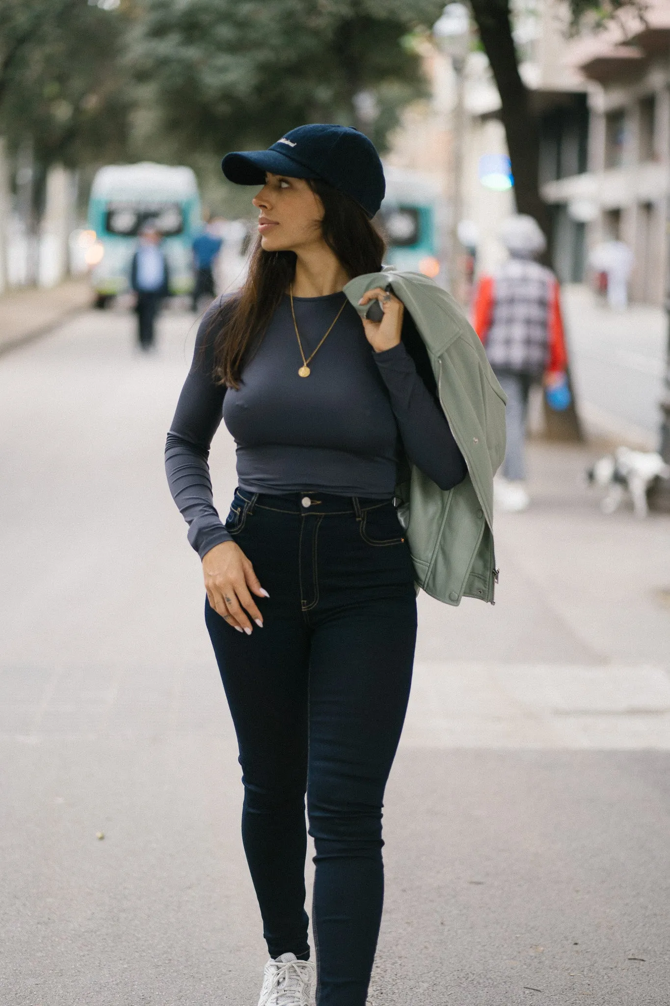 SKINNY HIGH RISE - RAW DENIM