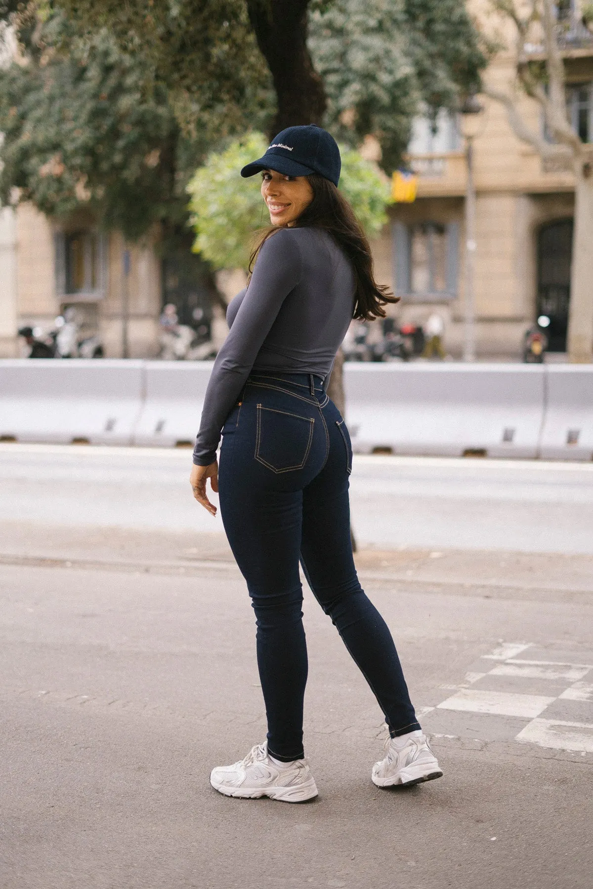 SKINNY HIGH RISE - RAW DENIM