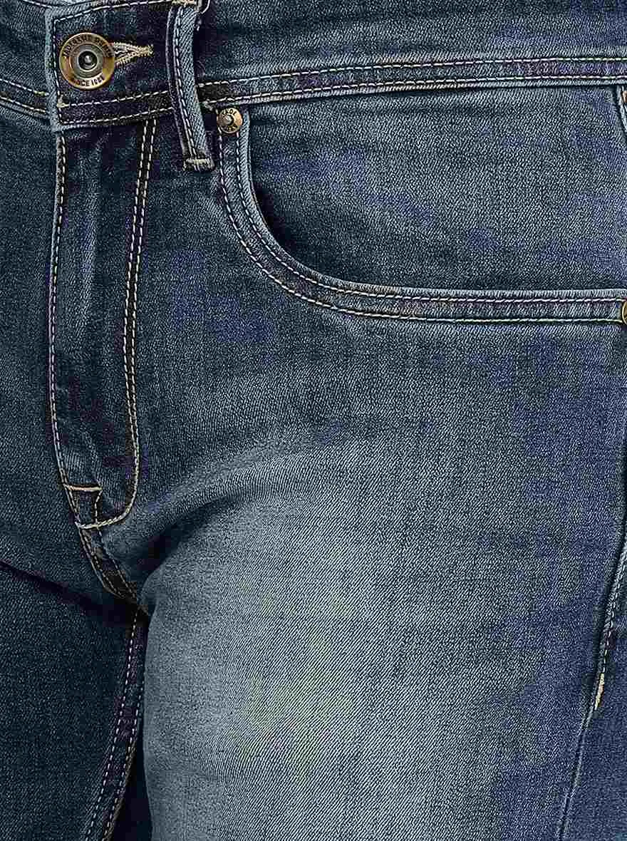 Sky Blue Washed Slim Fit Jeans | JadeBlue