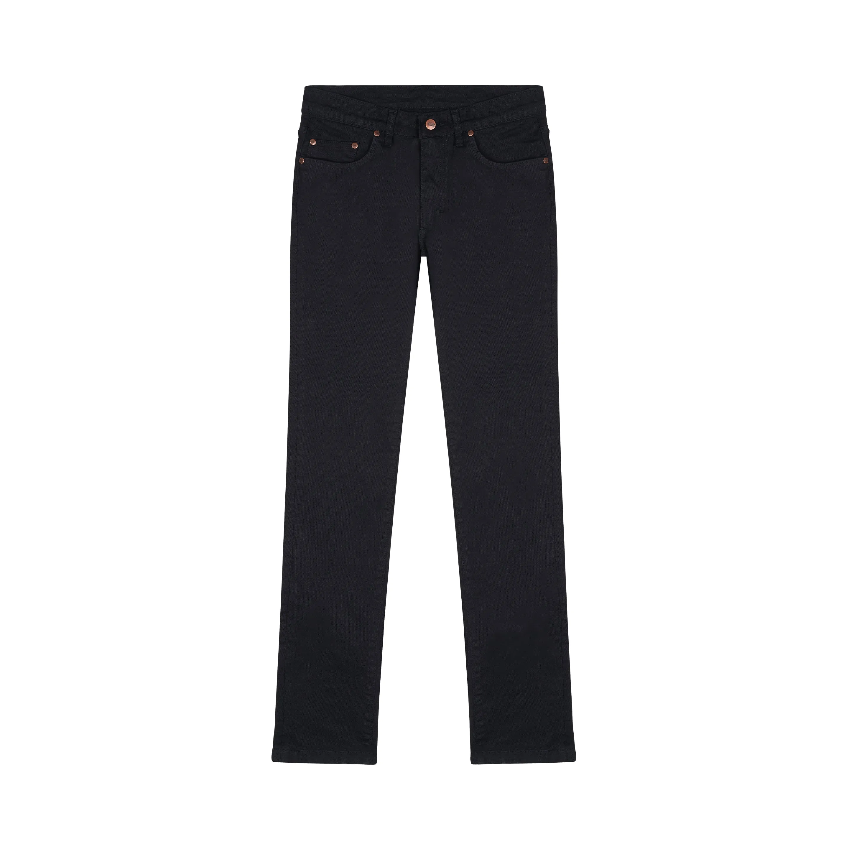 Slim men's jeans Black
