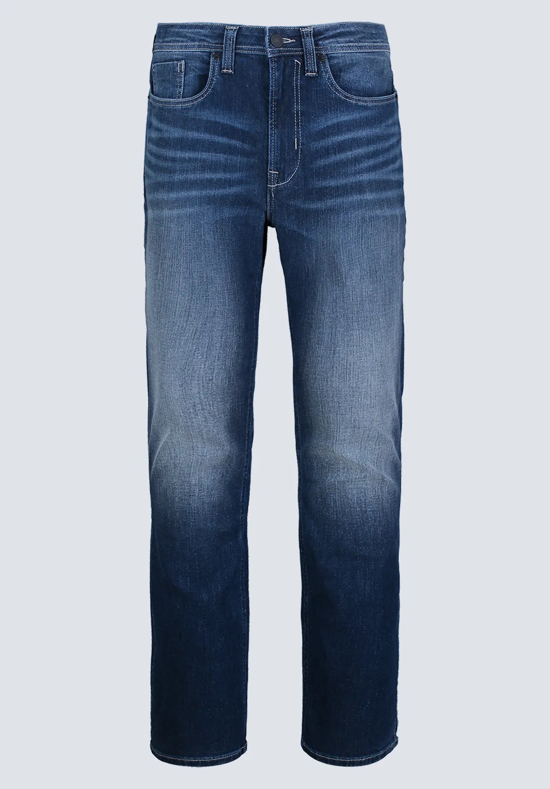 Slim Straight Evan-X Men's Jeans, Classic Blue