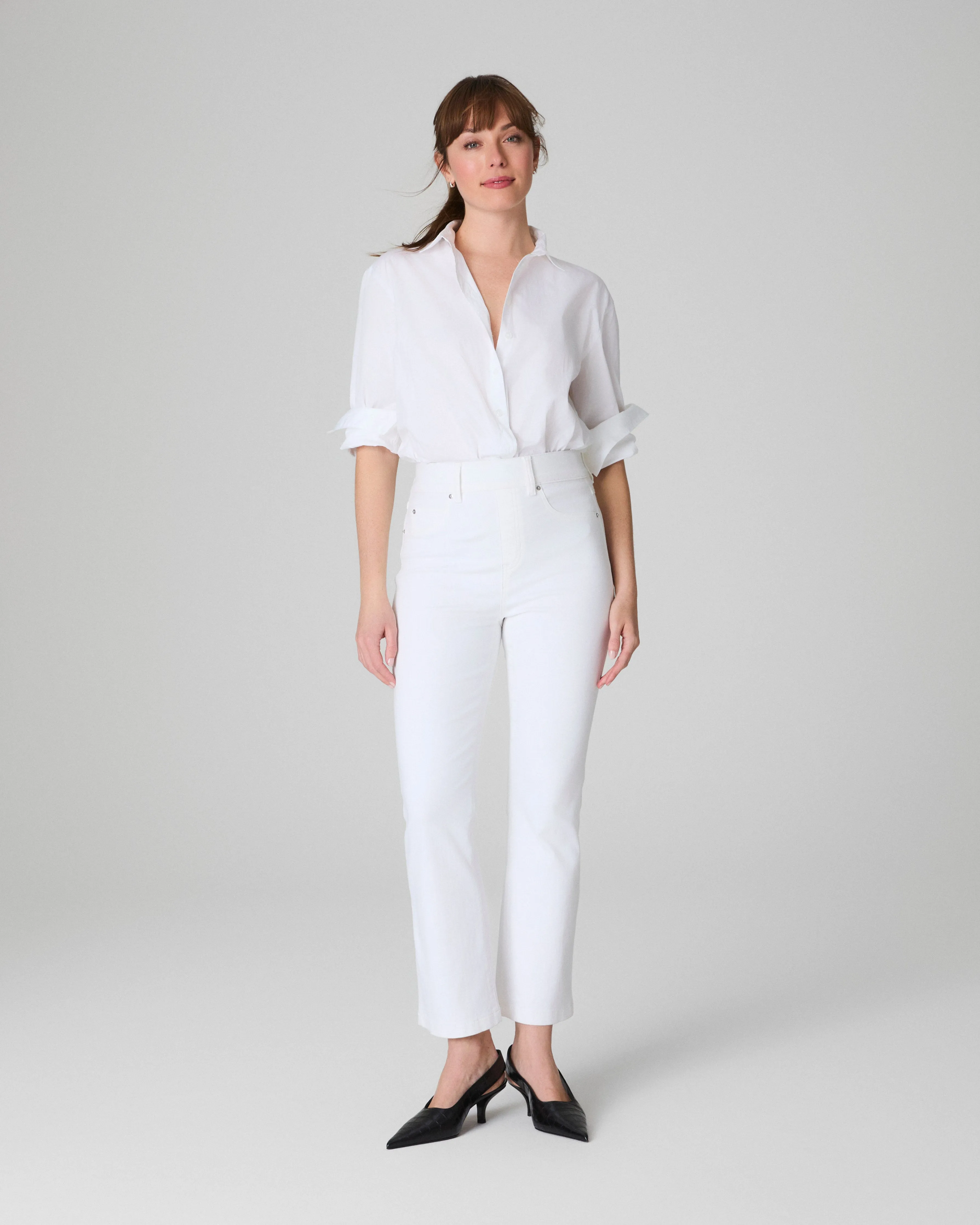 SPANXshape™ EveryWear Kick Flare Jeans, White