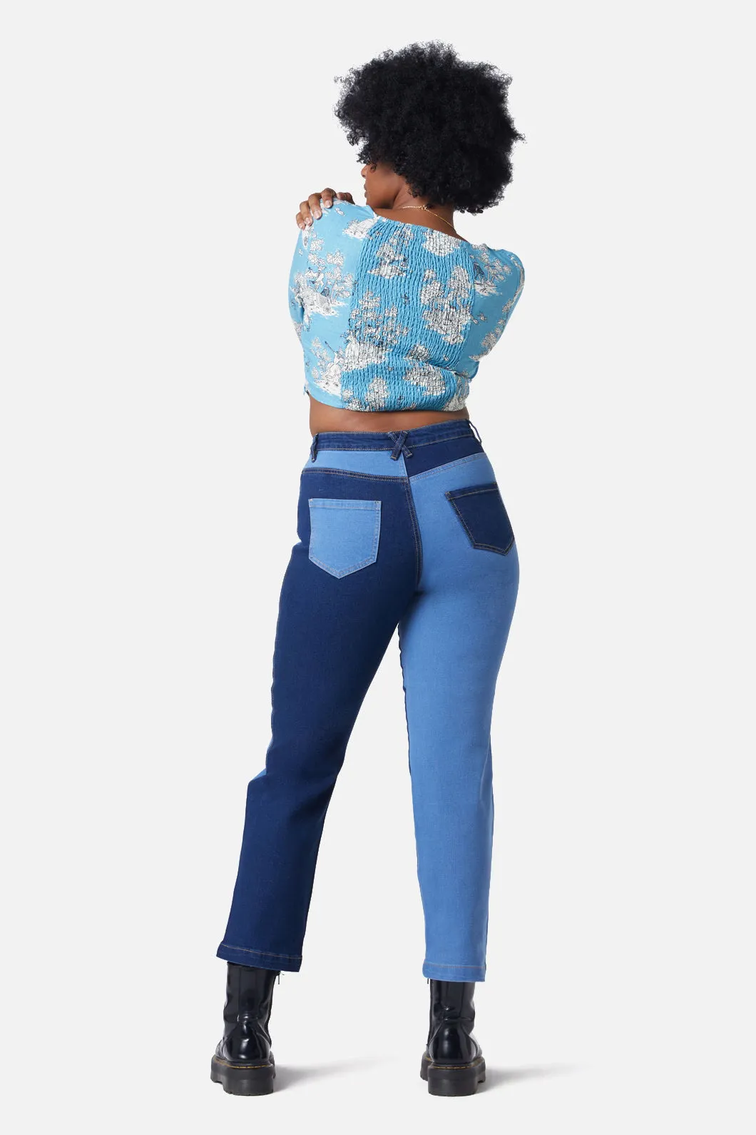 Split Wash Denim Jeans