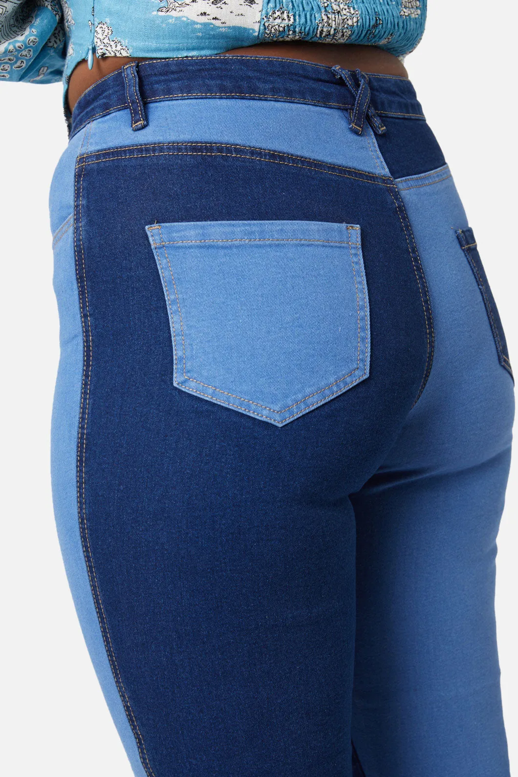 Split Wash Denim Jeans