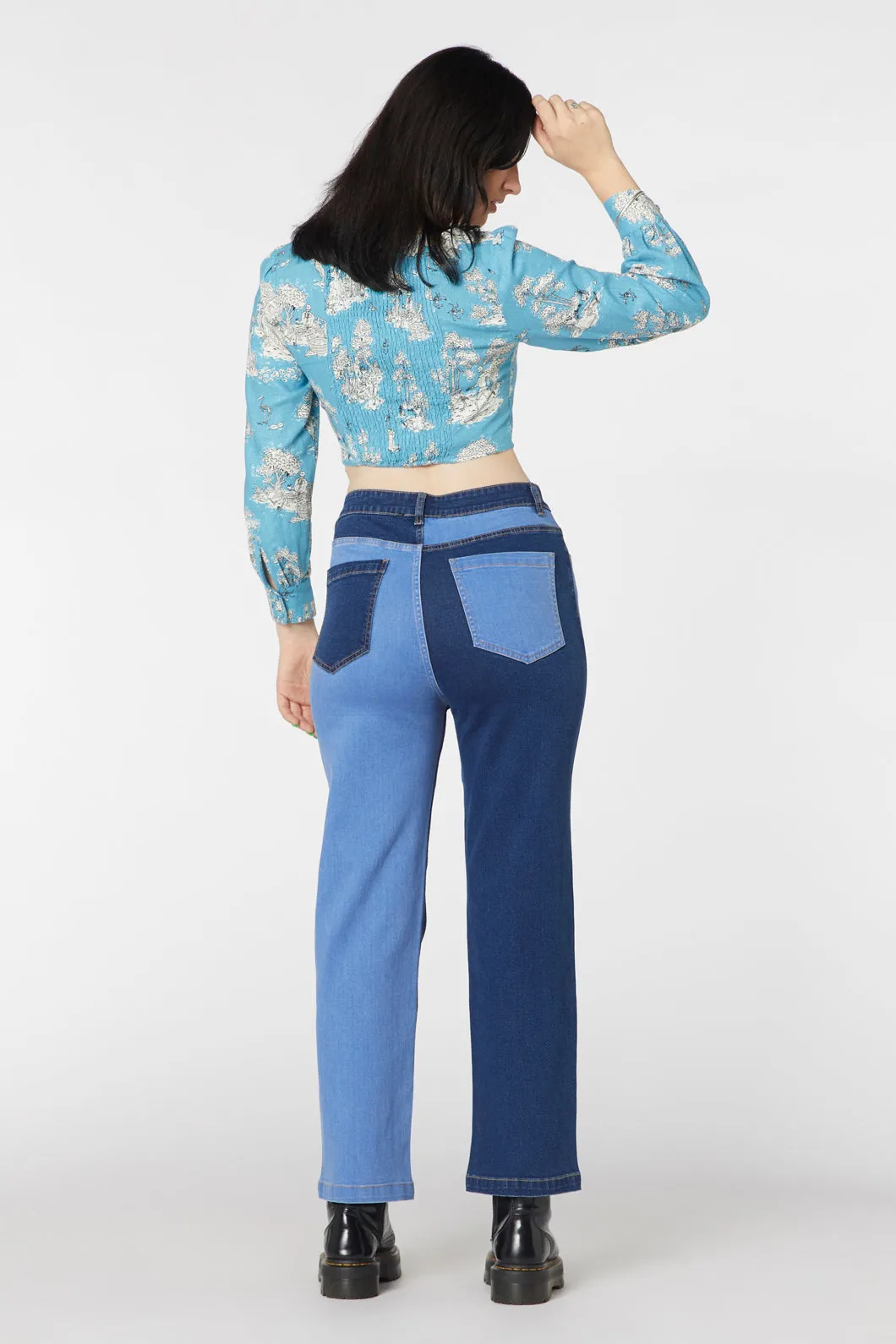 Split Wash Denim Jeans