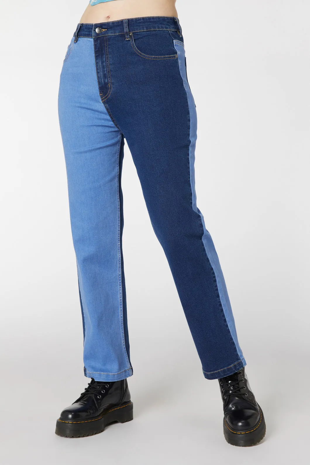 Split Wash Denim Jeans