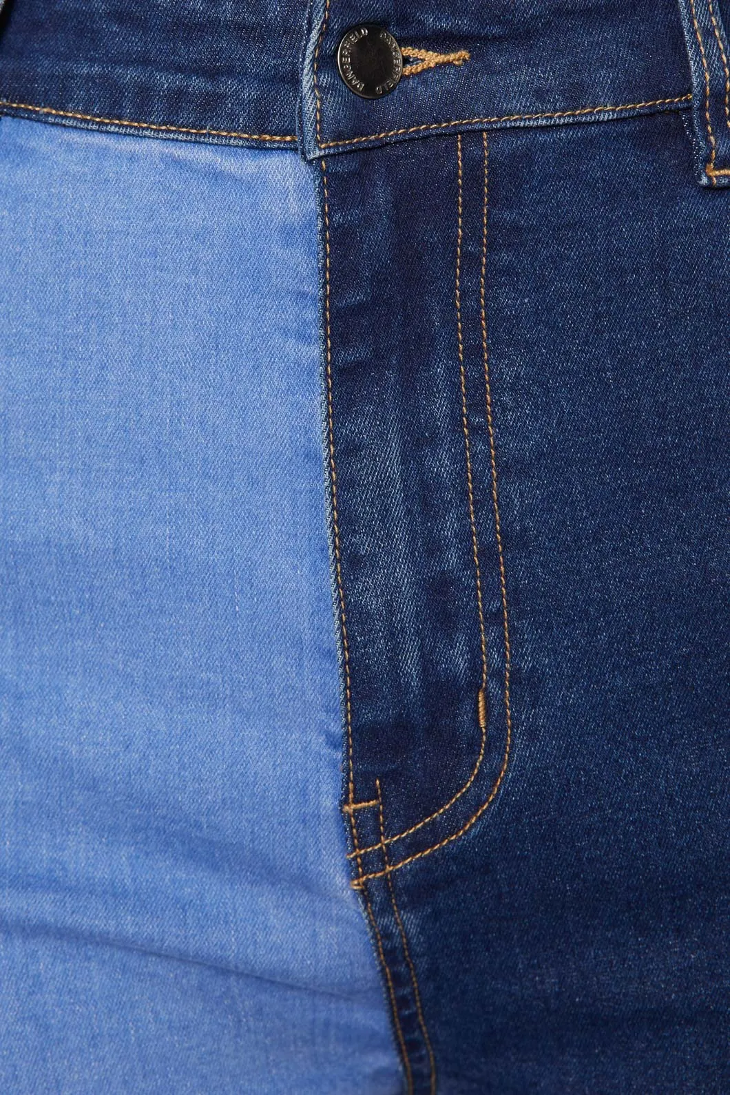 Split Wash Denim Jeans