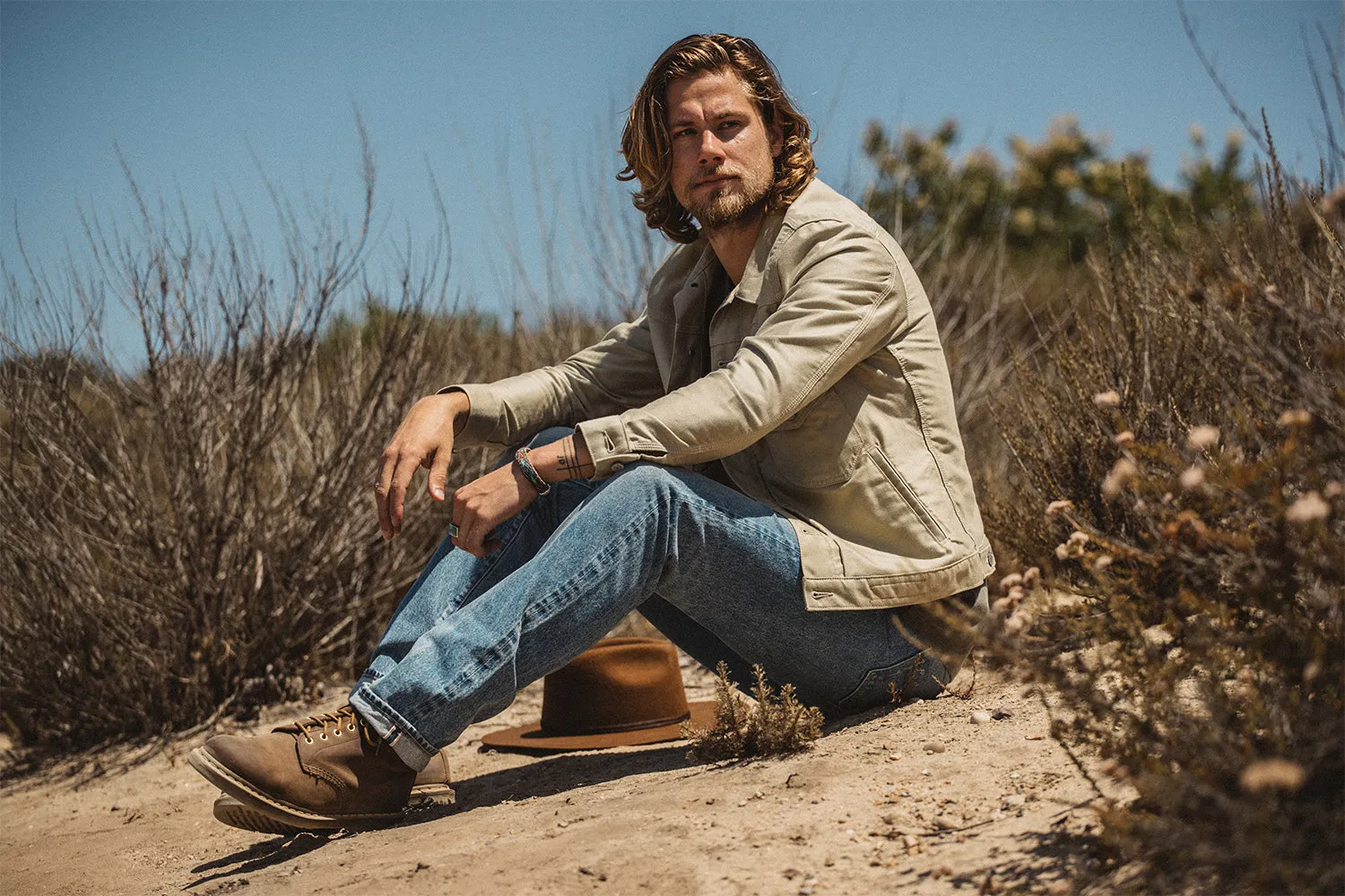 The Pen Slim Natural Slub Indigo - Lou 12.5oz Selvedge