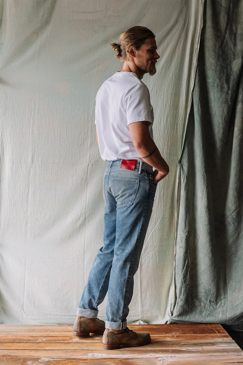 The Pen Slim Natural Slub Indigo - Lou 12.5oz Selvedge