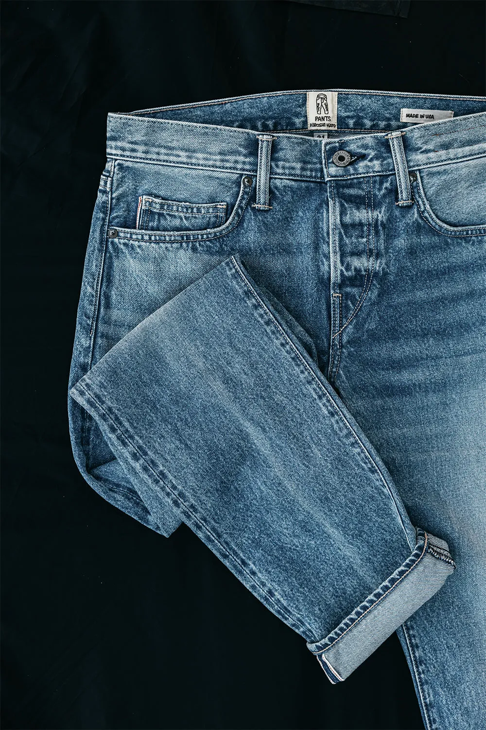 The Pen Slim Natural Slub Indigo - Lou 12.5oz Selvedge