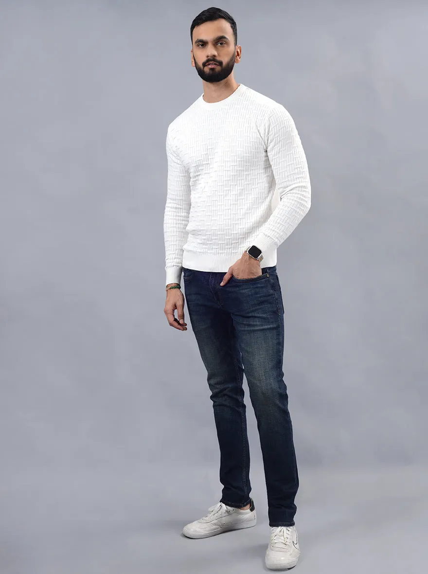 Tinted Blue Washed Slim Fit Jeans | JadeBlue