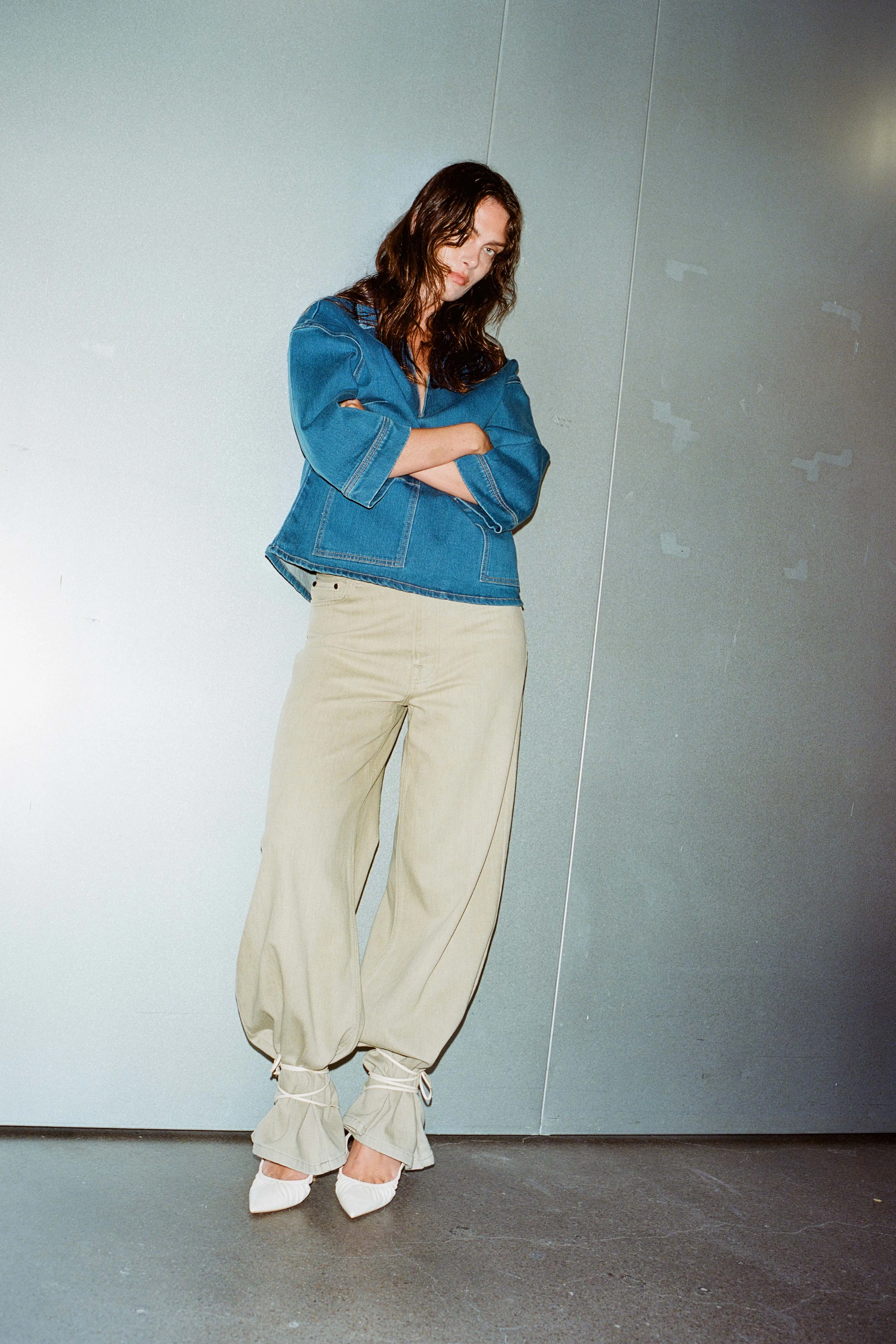 TMRW-Arizona Belted Jeans Wash Original - Khaki