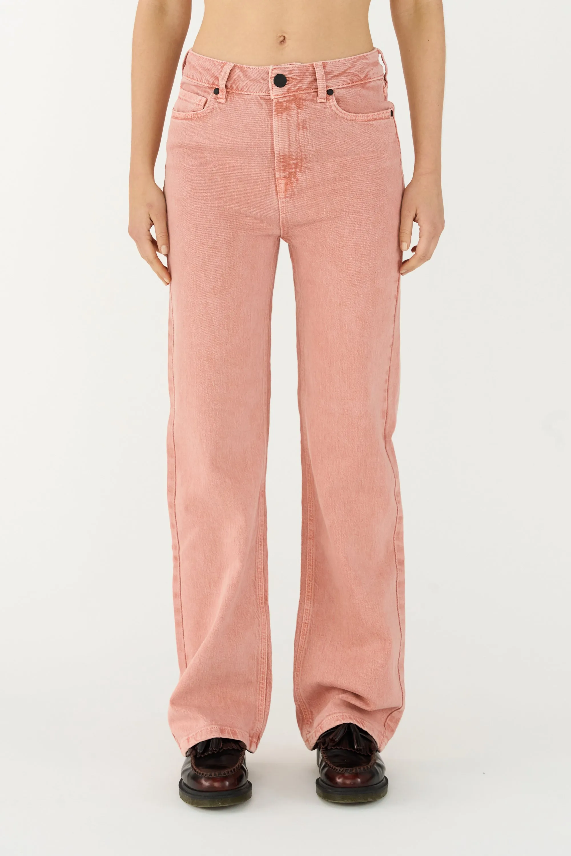 TMRW-Brown Jeans Wash Antique Dye - Dusty Rouge