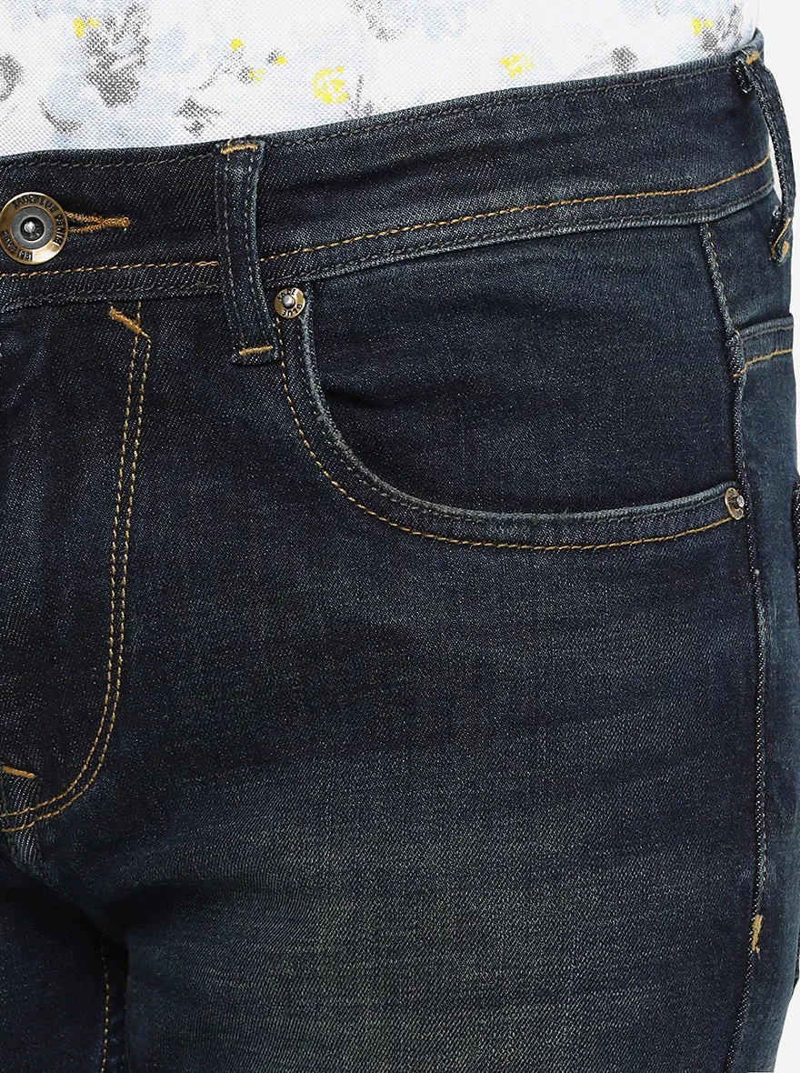 Vintage Blue Washed Slim Fit Jeans | JadeBlue